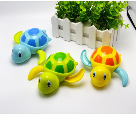 Dmeixs Baby Bath Toy Wind Up Bath Toys Turtle Bathtub Toys for Toddlers Floating Toys Eco-Friendly Material 3 Pack